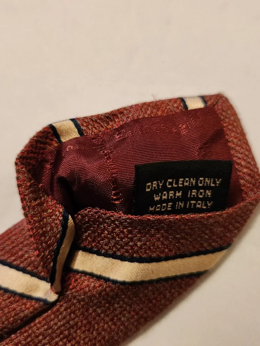 Ermenegildo Zegna men's new 100%silk tie  3 3/4